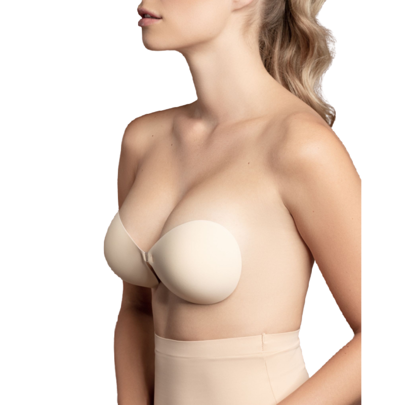 BYE-BRA - REGGISENO INVISIBLE BEIGE COPPA D