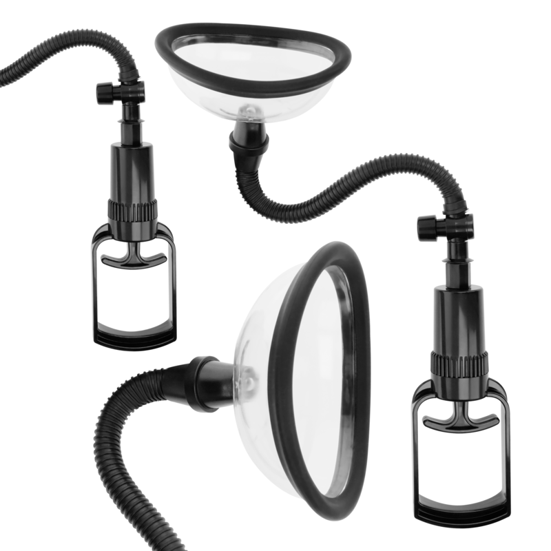 INTENSE - PUMP POMPA MANUALE VAGINALE CON DUE COPPE INTERCAMBIABILI