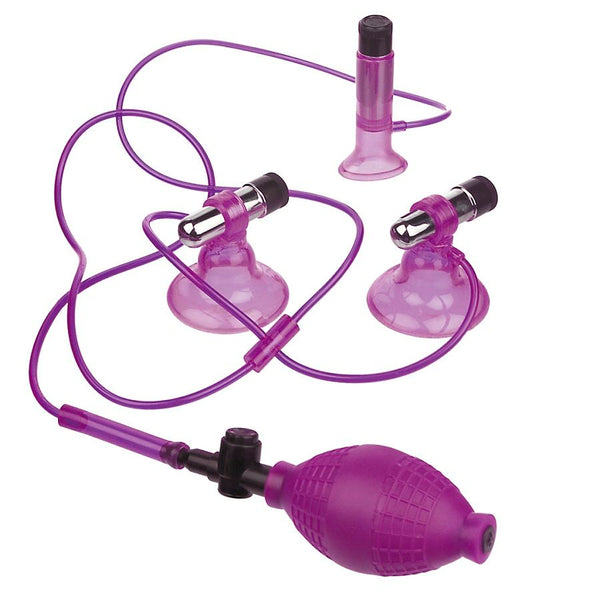 FETISH FANTASY SERIES - VIBRATORE A TRIPLA ASPIRAZIONE