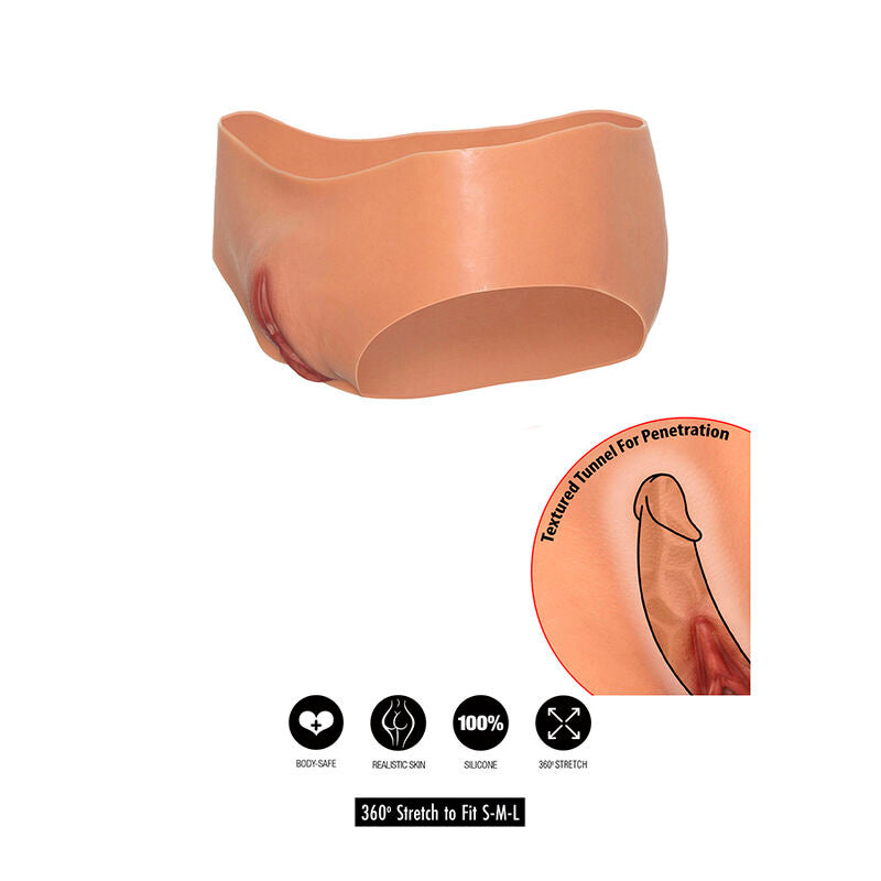 DESIDERIO NASCOSTO - ALTER EGO VAGINA APERTA SLIP VITA BASSA CARNE