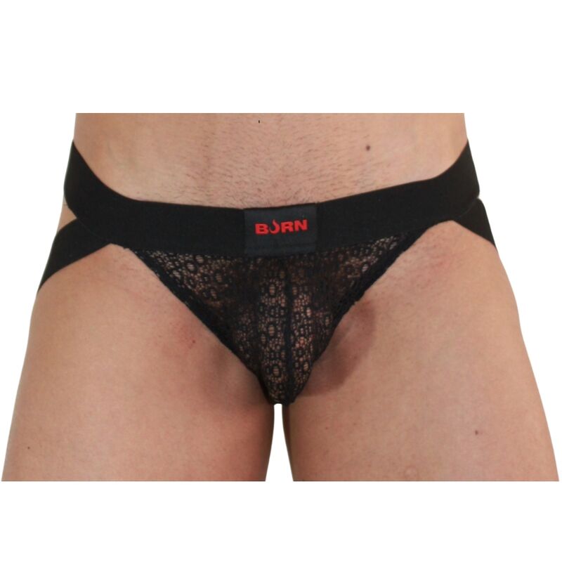 BURN - 005 JOCK LINGERIE NERO M