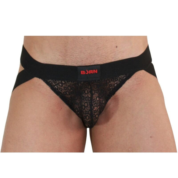 BURN - 005 JOCK LINGERIE NERO L