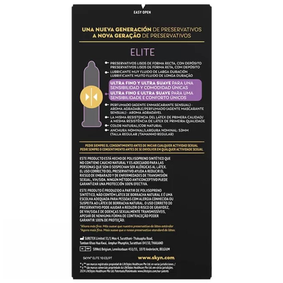 SKYN - ELITE ULTRA-THIN CONDOMS 10 UNITÀ