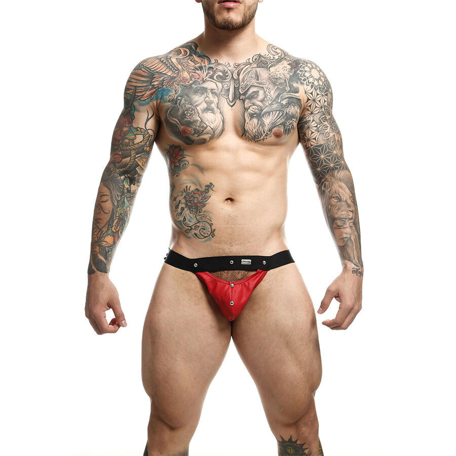 MOB - DNGEON JOCKSTRAP ATHLETE ROSSO TAGLIA UNICA