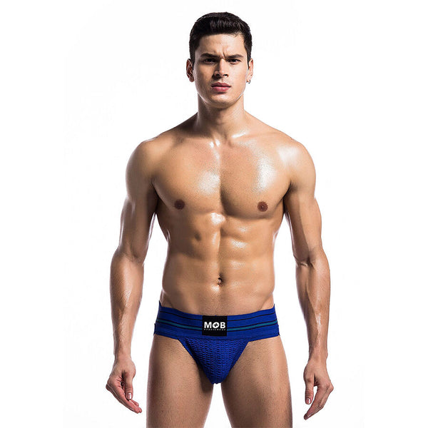 MOB - CLASSIC BLUE TANGA TAGLIA M