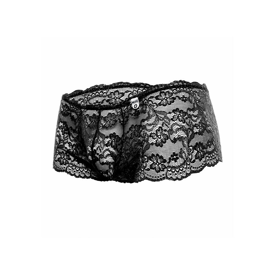 MOB - BOXER IN PIZZO NERO TAGLIA L/XL
