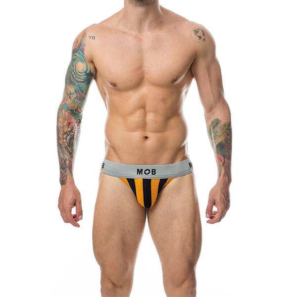 MOB - CLASSIC JOCK STRIPE ARANCIONE TAGLIA XXL