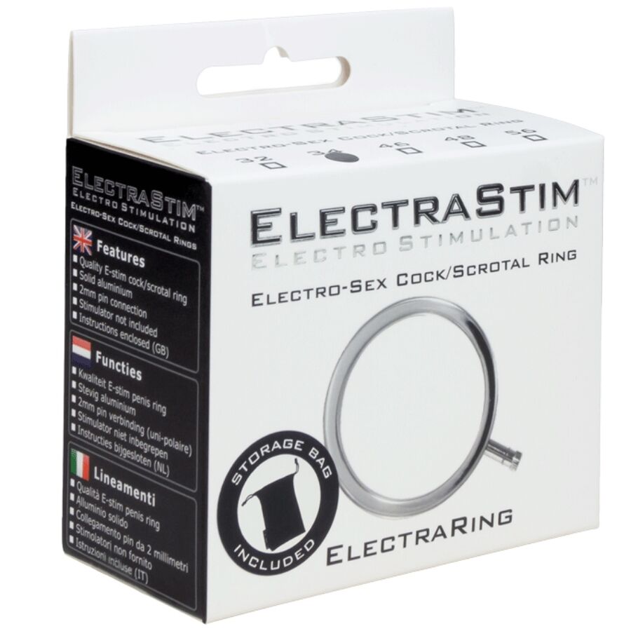 ELECTRASTIM - ANELLO PER PENE IN METALLO ELECTRARINGS 32 MM