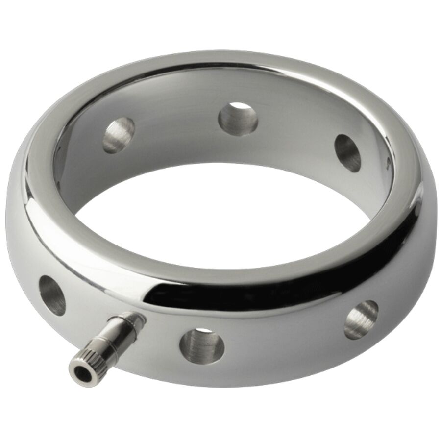 ELECTRASTIM - ANELLO PER PENE ELETTROMAGNETICO IN METALLO PRESTIGE 38 MM
