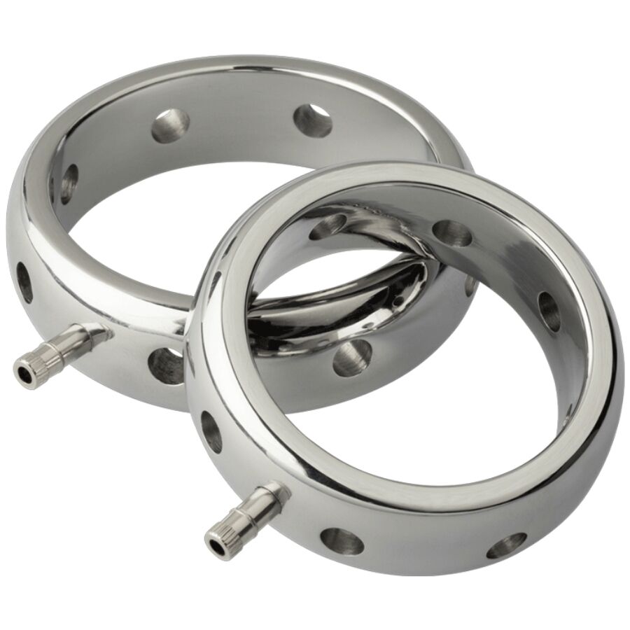 ELECTRASTIM - ANELLO ELETTROMAGNETICO PER PENE IN METALLO PRESTIGE 42 MM