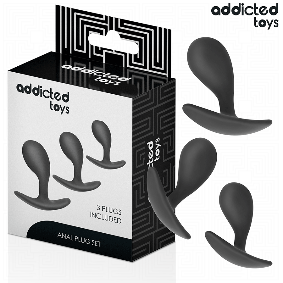 ADDICTED TOYS - SET DI 3 TAPPI ANALI MODELLO 3