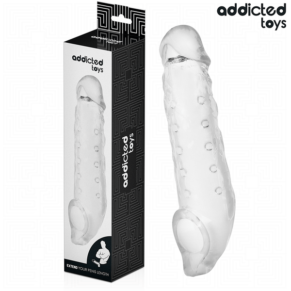 ADDICTED TOYS - ESTENSIONE PENE TRASPARENTE TAGLIA S 23 CM