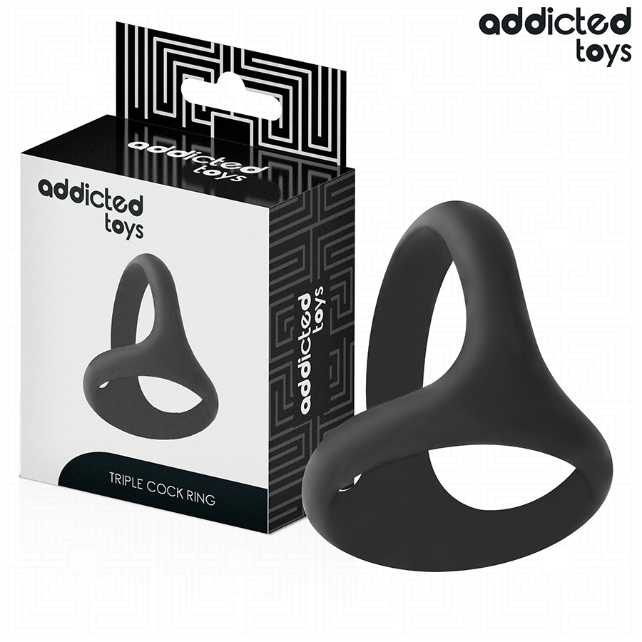 ADDICTED TOYS - ANELLO PER PENE TRIPLO SPESSO