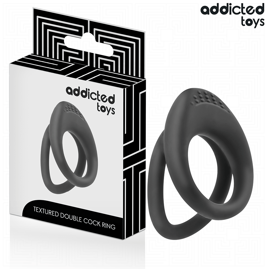 ADDICTED TOYS - ANELLO PER PENE A DOPPIA TEXTURE