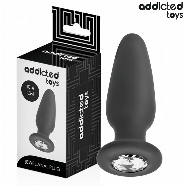 ADDICTED TOYS - PLUG ANALE CON GIOIELLO TAGLIA M 10,4 CM