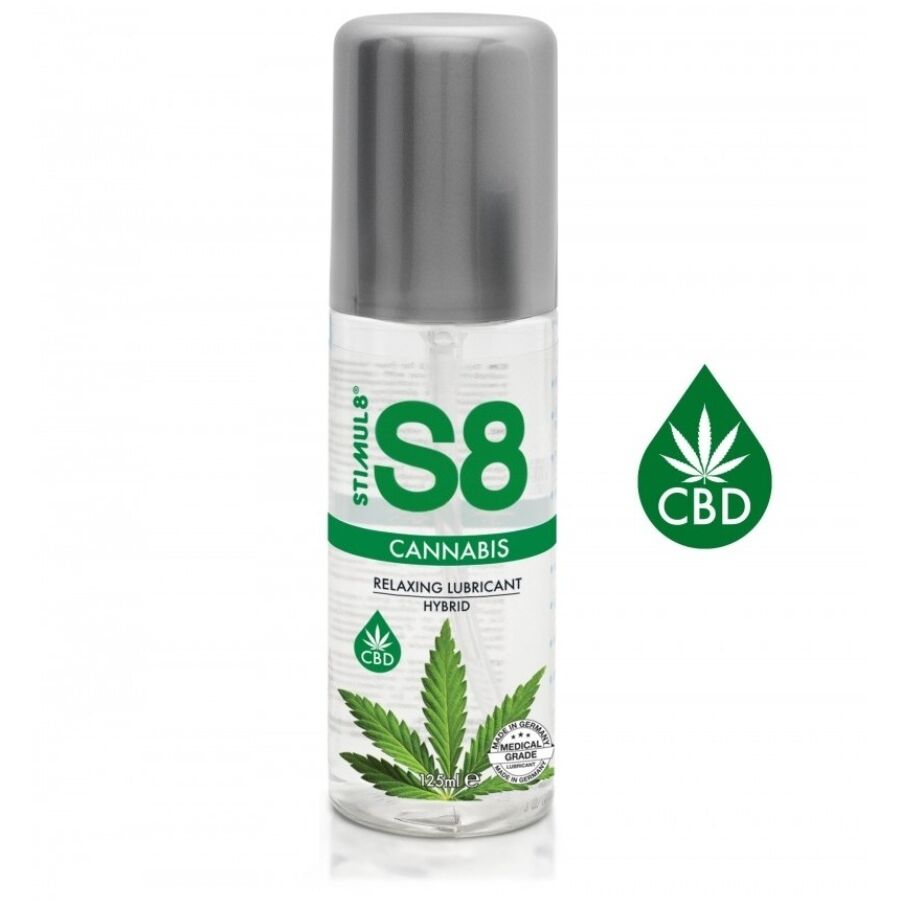 STIMUL8 - S8 LUBRIFICANTE IBRIDO ALLA CANNABIS 125 ML
