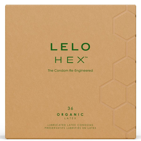 LELO - PRESERVATIVI ORGANICI HEX CONFEZIONE DA 36 UNITÀ