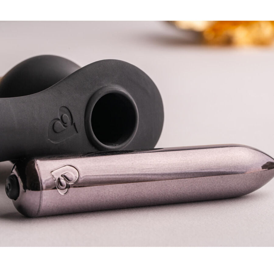 ROCKS-OFF - RO-ZEN RRO PLUG ANALE CON ANELLO VIBRANTE PER IL PENE NERO