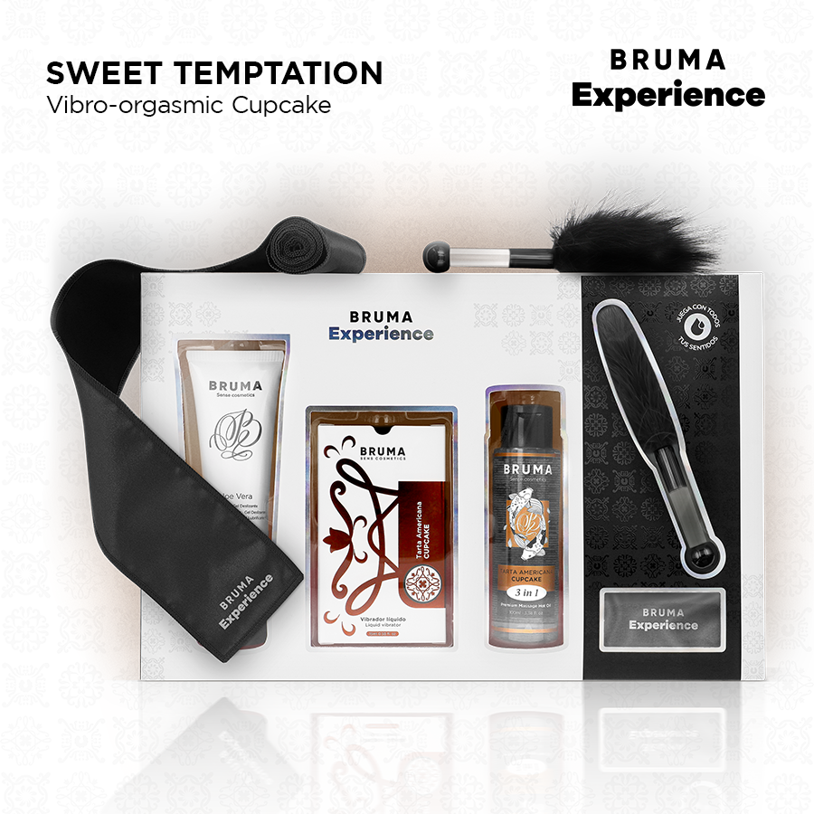 BRUMA XPERIENCE - KIT DOLCE TENTAZIONE TORTA AMERICANA VIBRO-ORGASMICA