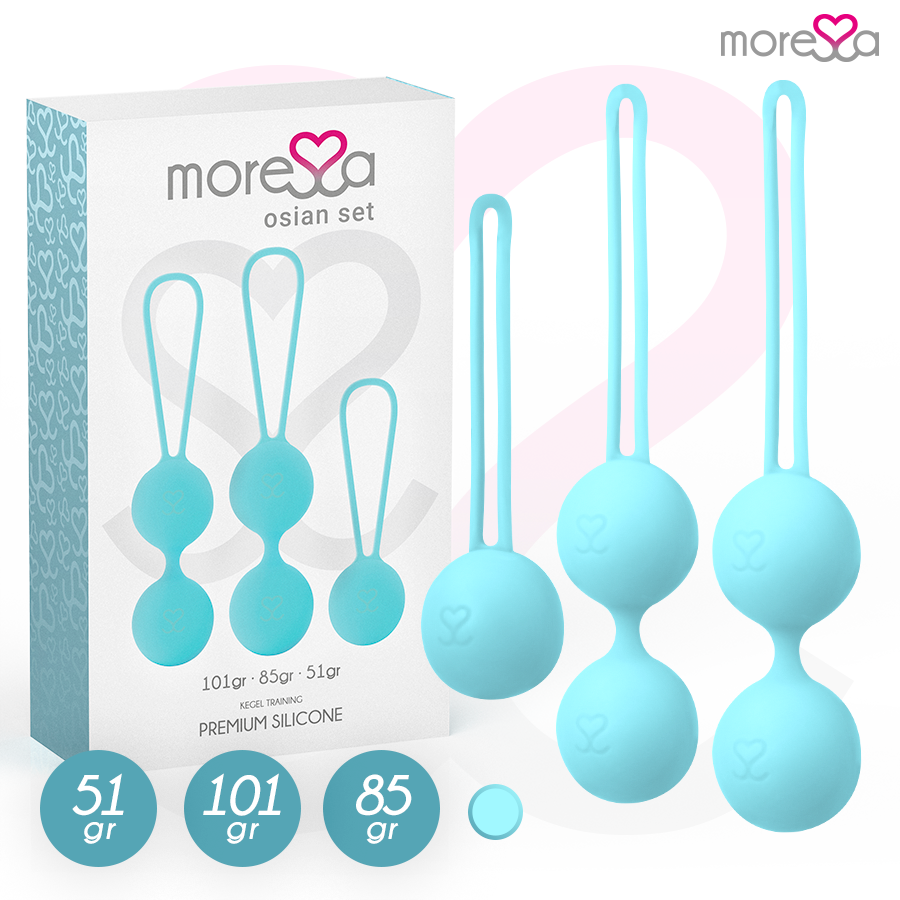 MORESSA - SET OSIAN PREMIUM IN SILICONE TURCHESE
