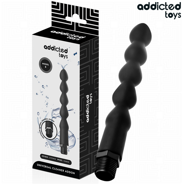 ADDICTED TOYS - PULITORE ANALE CON ADATTATORE UNIVERSALE MODELLO 6