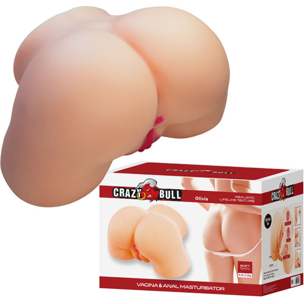 CRAZY BULL - OLIVIA REALISTICO SEDERE FEMMINILE VAGINA E ANALE 5,5 KG