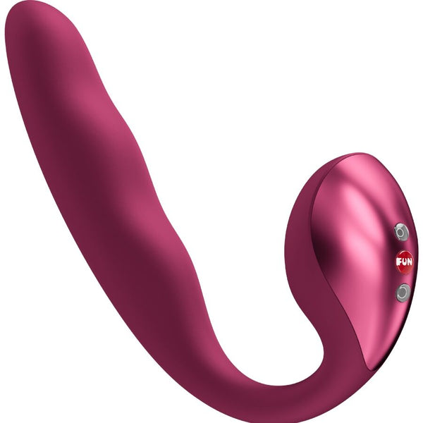 FUN FACTORY - VIBRATORE ALLEGRO INSERIBILE A DOPPIO IMPULSO D'ARIA ROSSO VINO