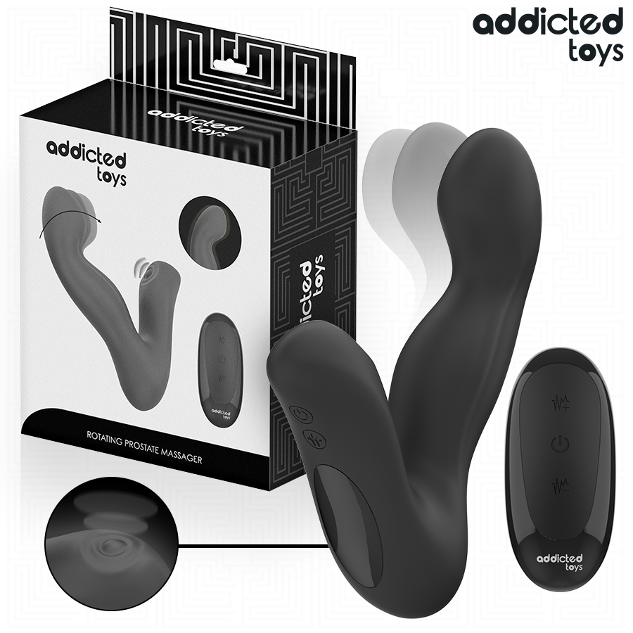 ADDICTED TOYS - MASSAGGIATORE PROSTATICO OSCILLANTE CON TELECOMANDO IN MODALITÀ PULSAZIONE
