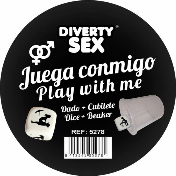 DIABLO PICANTE - DADI BIANCHI DURI CON POSIZIONI E CUBO