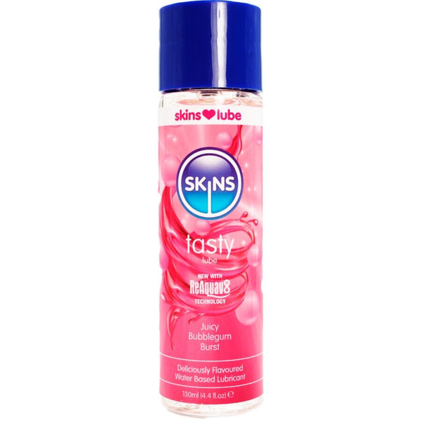 SKINS - LUBRIFICANTE GUSTOSO A BASE D'ACQUA BUBBLEGUM 130 ML