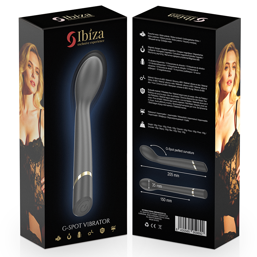 IBIZA - VIBRATORE PUNTO G 10 VIBRAZIONI RICARICABILE