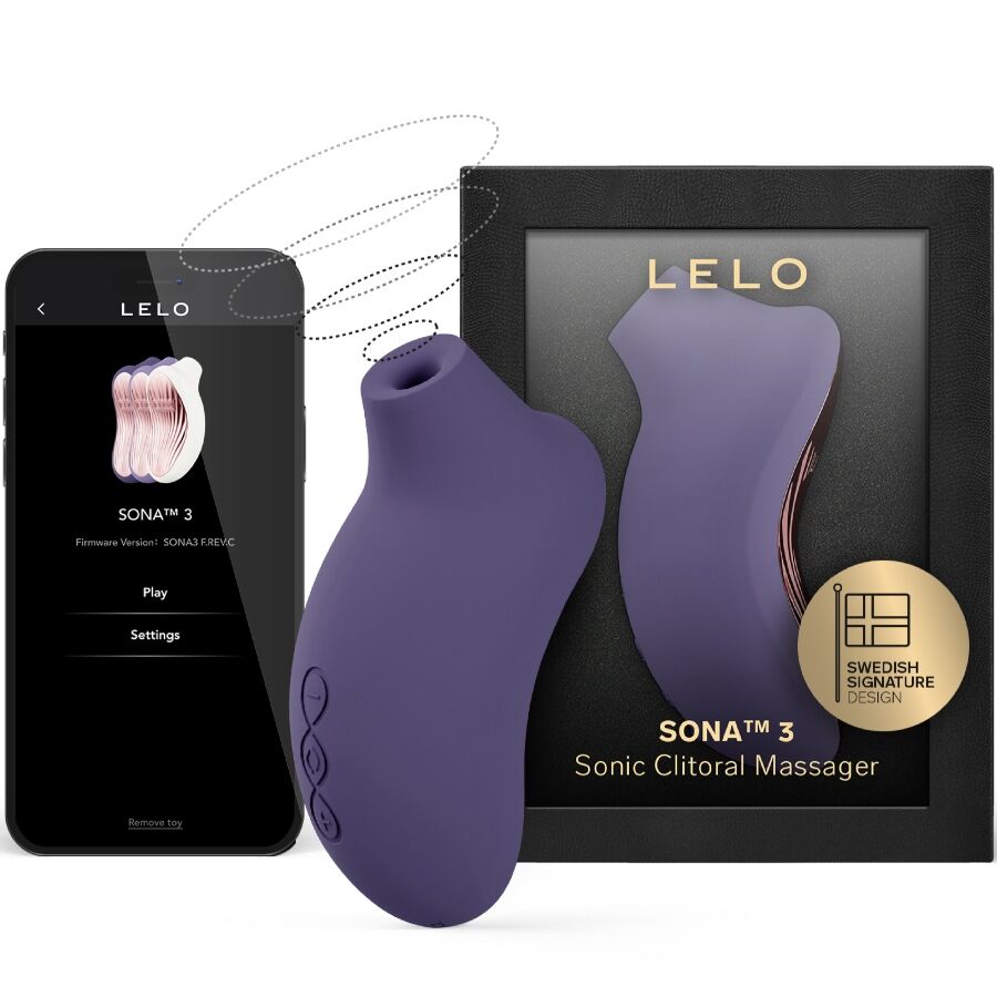 LELO - SONA 3 MASSAGGIATORE CLITORIDEO SONICO CYBER PURPLE