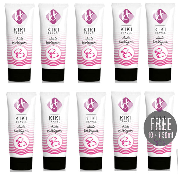 KIKÍ TRAVEL - LUBRIFICANTE GUSTO GUM 50ML 10+1 IN OMAGGIO